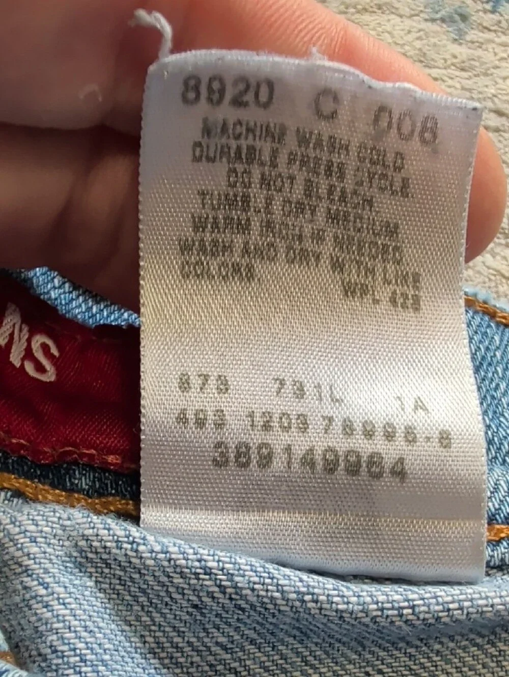 Levi's Light Wash Denim Stretch Hemmed Shorts Women's 16